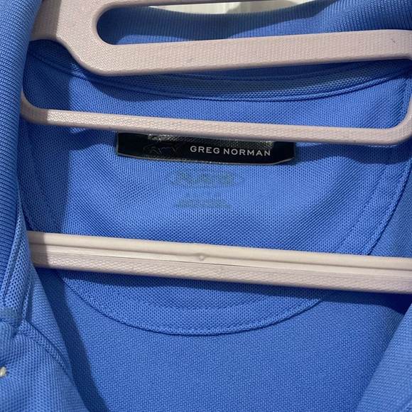 Greg Norman Men’s Light Blue Polo - Picture 2 of 7